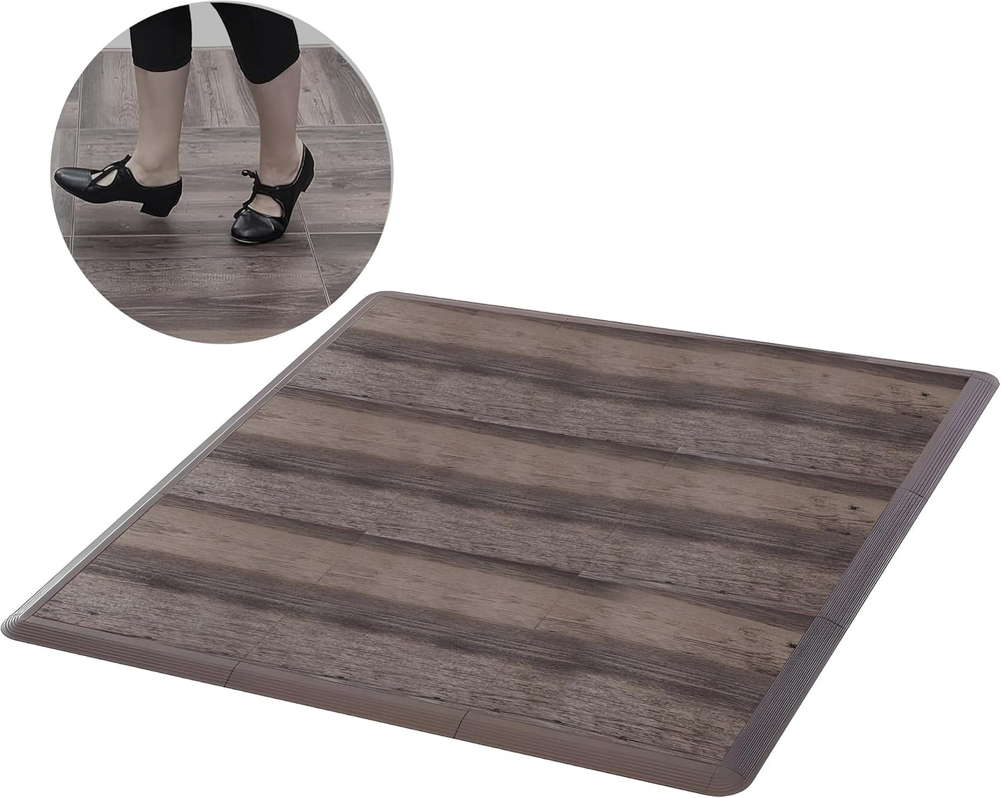 Dance Floor Tiles, Interlocking Dance Floor Tiles for Ballet, Tap, Jazz, and Irish Dance | Portable Dance Floor Tiles for Indoor Dance Flooring