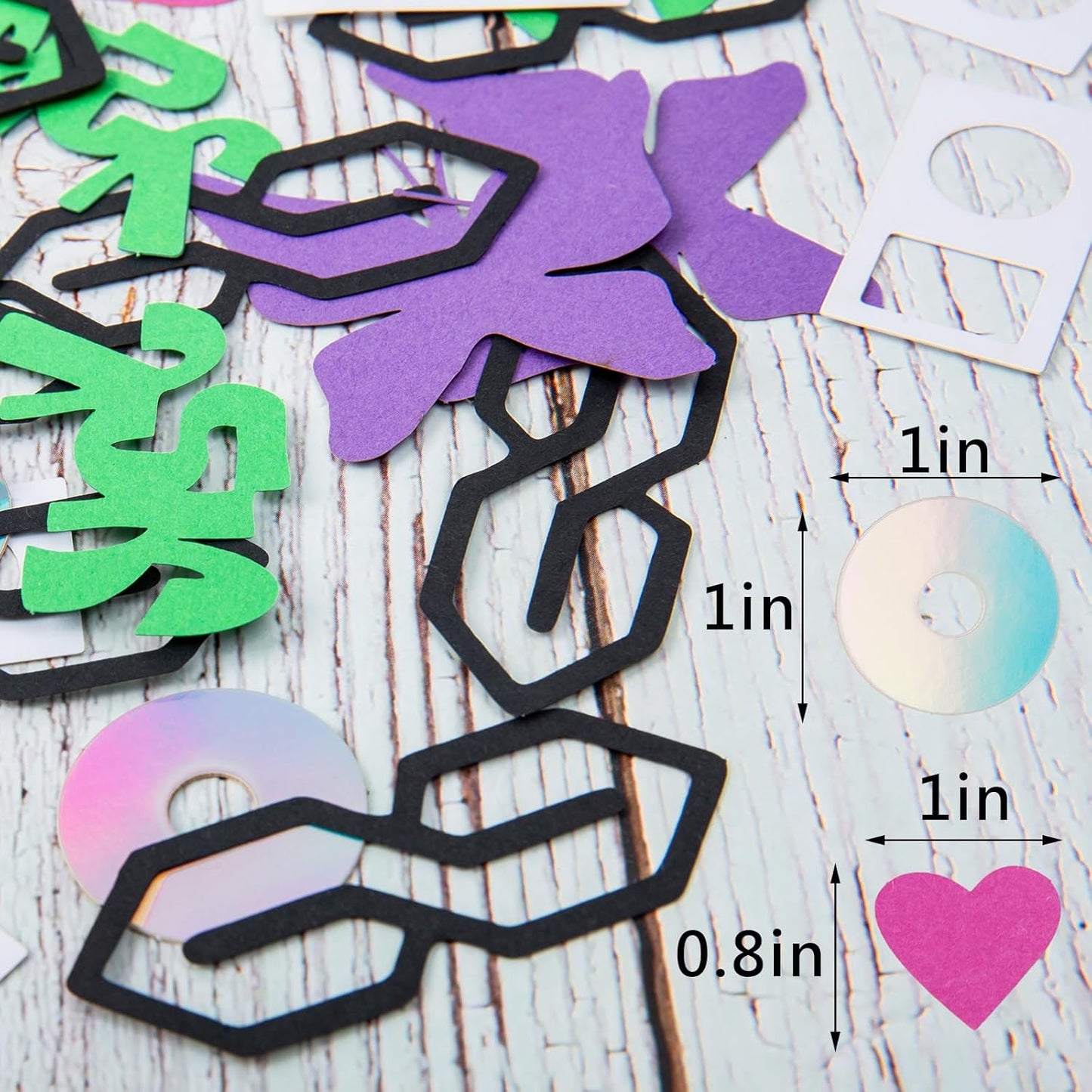 200 Pcs Y2K Party Confetti - Y2K Bachelorette Party Decorations - 2000s Theme - 90s Party Decorations - Y2K Party favors - Table Decor - 90s Cd Paper confetti - Birthday Party Supplies