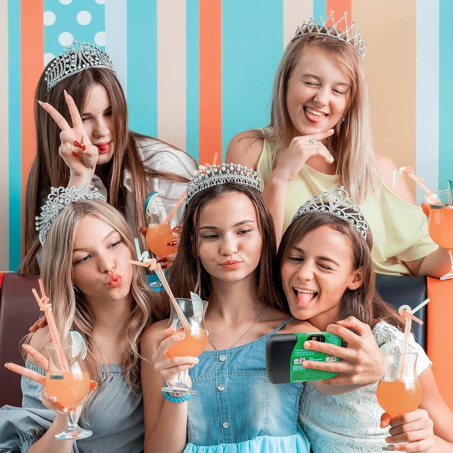 Fujifilm QuickSnap Flash 400 Disposable 35mm Camera + Hand Strap + Quality Photo Microfiber Cloth (10 Pack)