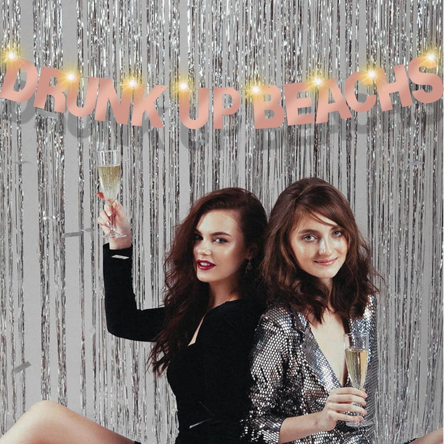 167Pcs DIY Glitter Customizable Banner Kit Happy Birthday Custom Letters Banner Happy New Year Personalized Banners Decor Christmas Baby Shower Birthday Party Decorations Supplies(Shiny Rose Gold)