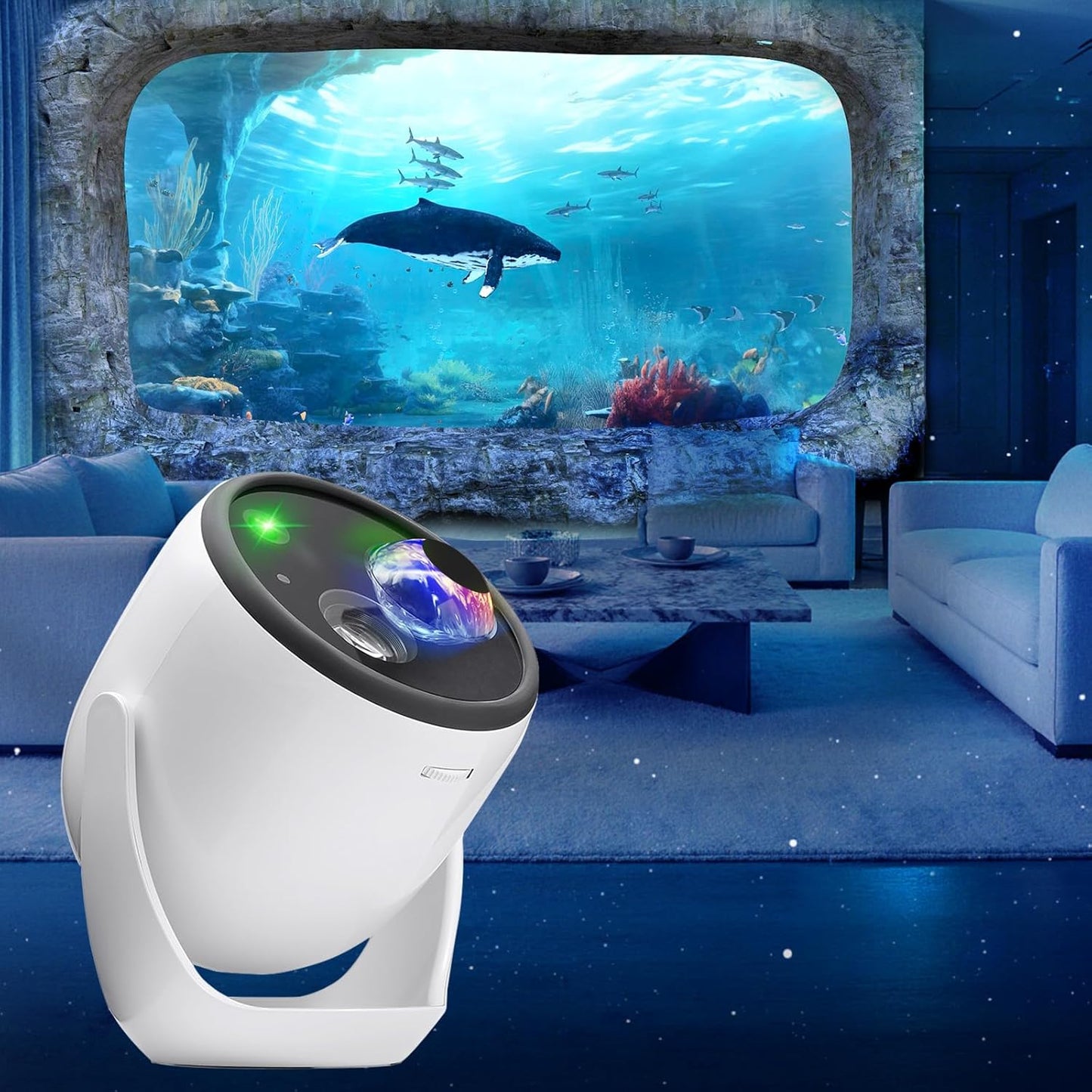 3D Theme Projector, HD Naked-Eye 3D Starry Sky Projector, Theme Dynamic Night Light, Includes Remote Control, Timer Function, and Bluetooth Speaker. Ideal for Home Decor and Leisure Entertainment.