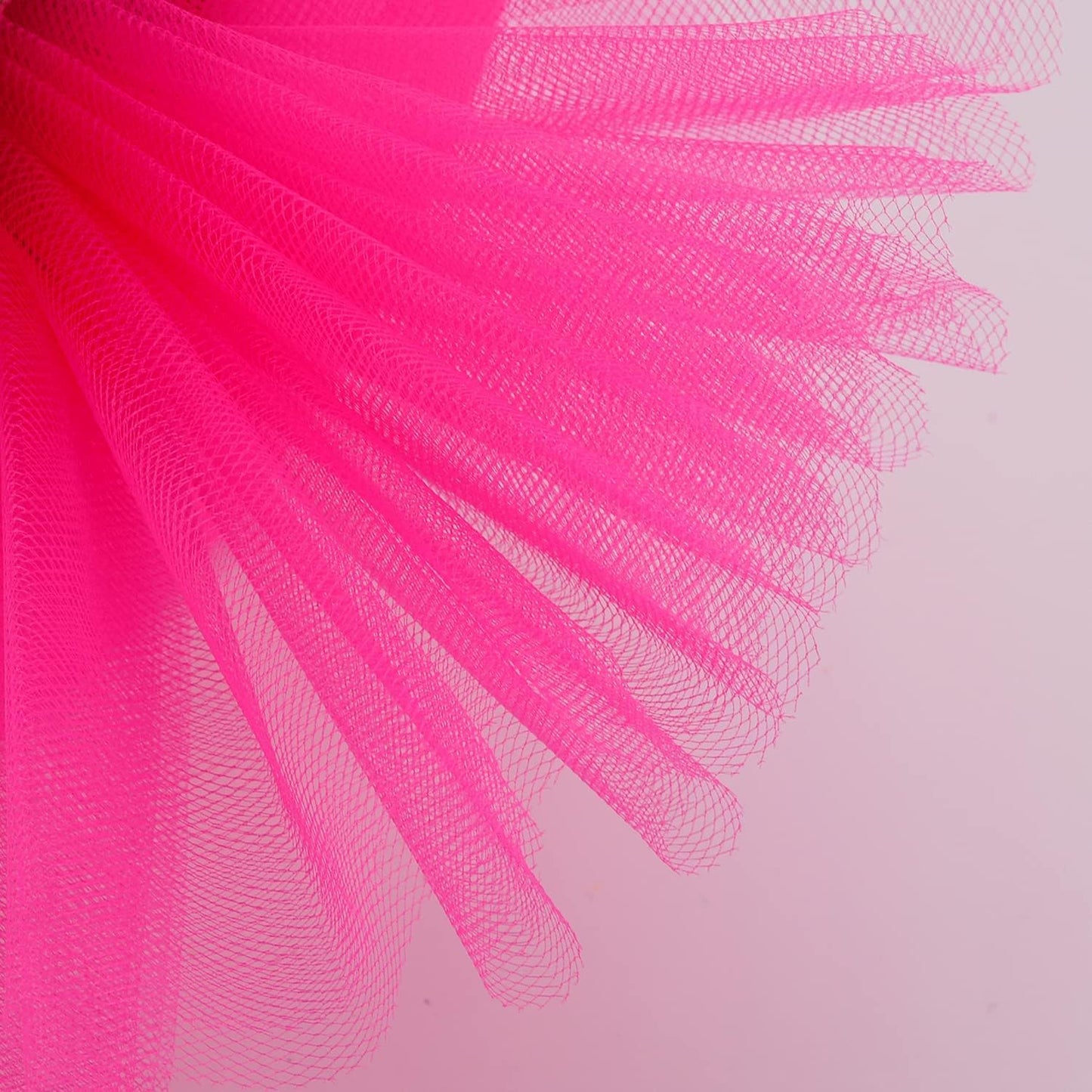 Tulle Fabric Roll, 6” by 200 Yards (600FT) Tulle Organza Fabric Spool for DIY Tutu Skirt Baby Shower Decor Wedding Backdrop Crafts Birthday Party Supplies (Dark Pink)