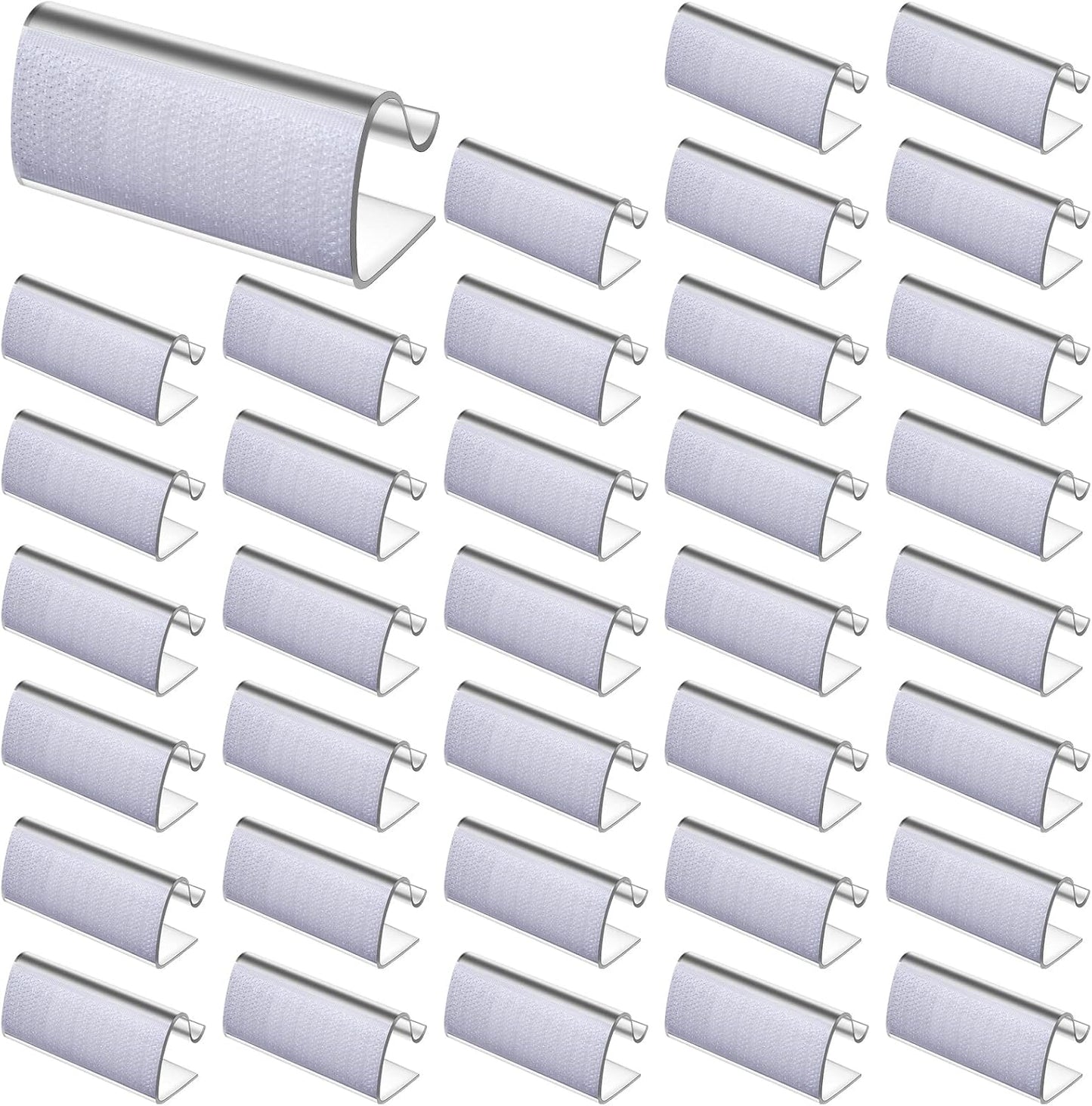72 Pieces Table Skirting Clips Clear Tablecloth Clips for Indoor Outdoor Events Wedding Meeting Party Picnic Banquet
