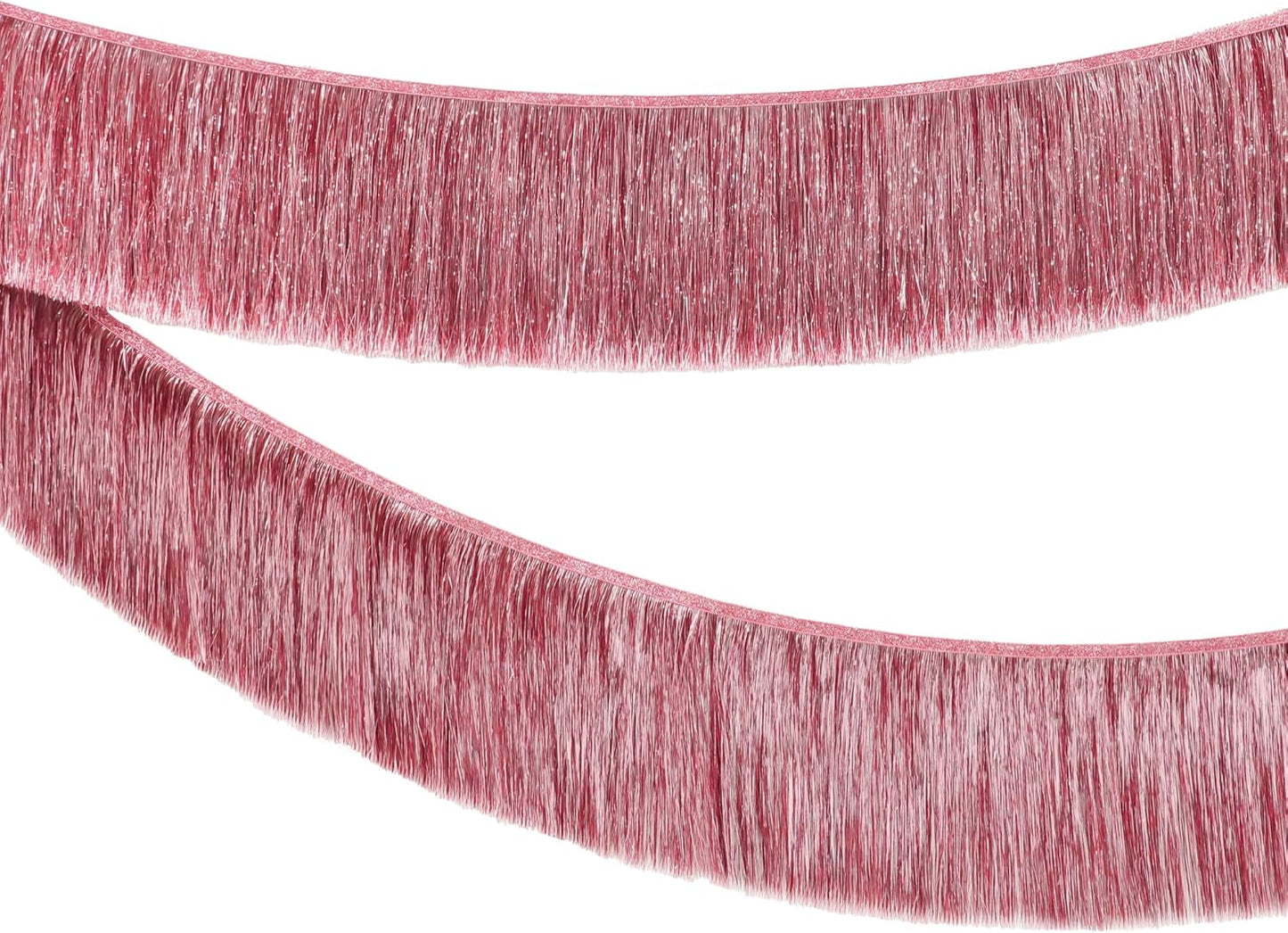 KatchOn, XtraLarge Rose Gold Fringe Banner - Pack of 2 | Rose Gold Backdrop for Bachelorette Party Decorations | Streamers for Birthday Decorations | Fringe Garland for Happy New Year 2026