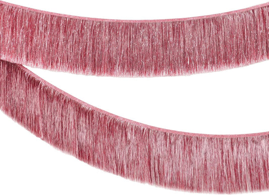 KatchOn, XtraLarge Rose Gold Fringe Banner - Pack of 2 | Rose Gold Backdrop for Bachelorette Party Decorations | Streamers for Birthday Decorations | Fringe Garland for Happy New Year 2026