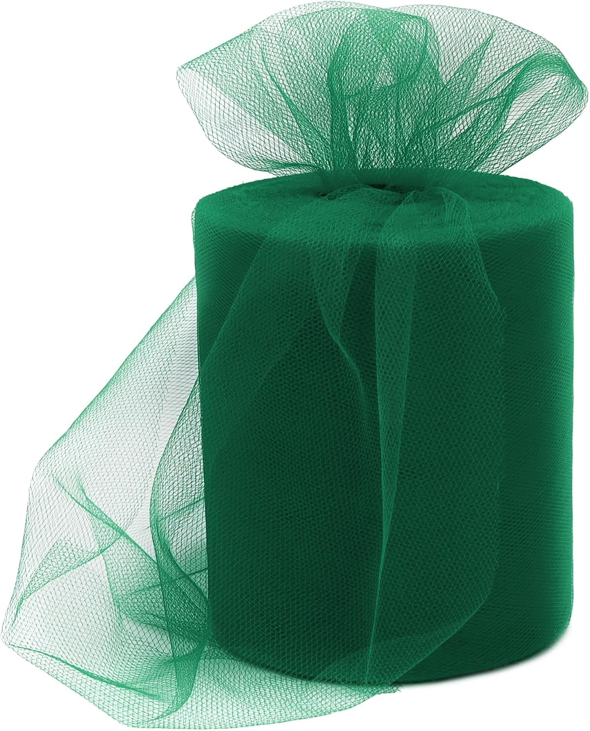 6 Inch × 100 Yards(300 Feet) Tulle Mesh Ribbon Turquoise Tulle Fabric Ribbon Roll Netting Spool for Tutu Skirt DIY Craft Wedding Decor Party Gift Wrapping Ornaments