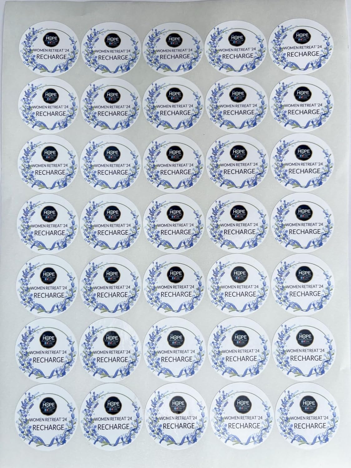 Premium Custom Stickers Labels - Personalized Stickers for Businesses Logo and Name. Birthday Pets and Label Product Boxes Wedding Favors Waterproof Labels (Wreath 1, 2 inch)