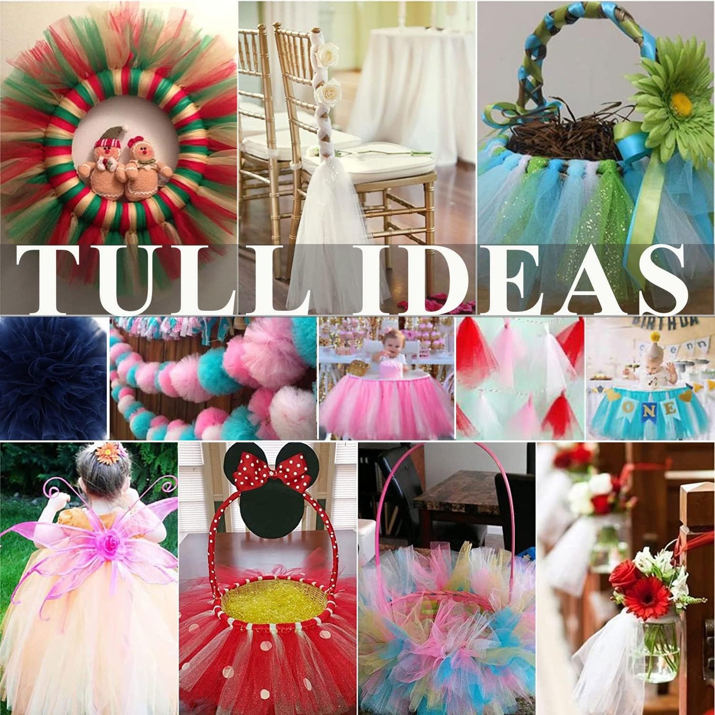 Fuchsia Tulle Fabric Roll 6 Inch X 300 FT (100 Yards) Matte Tulle Ribbon Netting Mesh Spool for DIY Tutu Skirt Wedding Bow Gift Wrapping Baby Shower Christmas Party Halloween Decorations