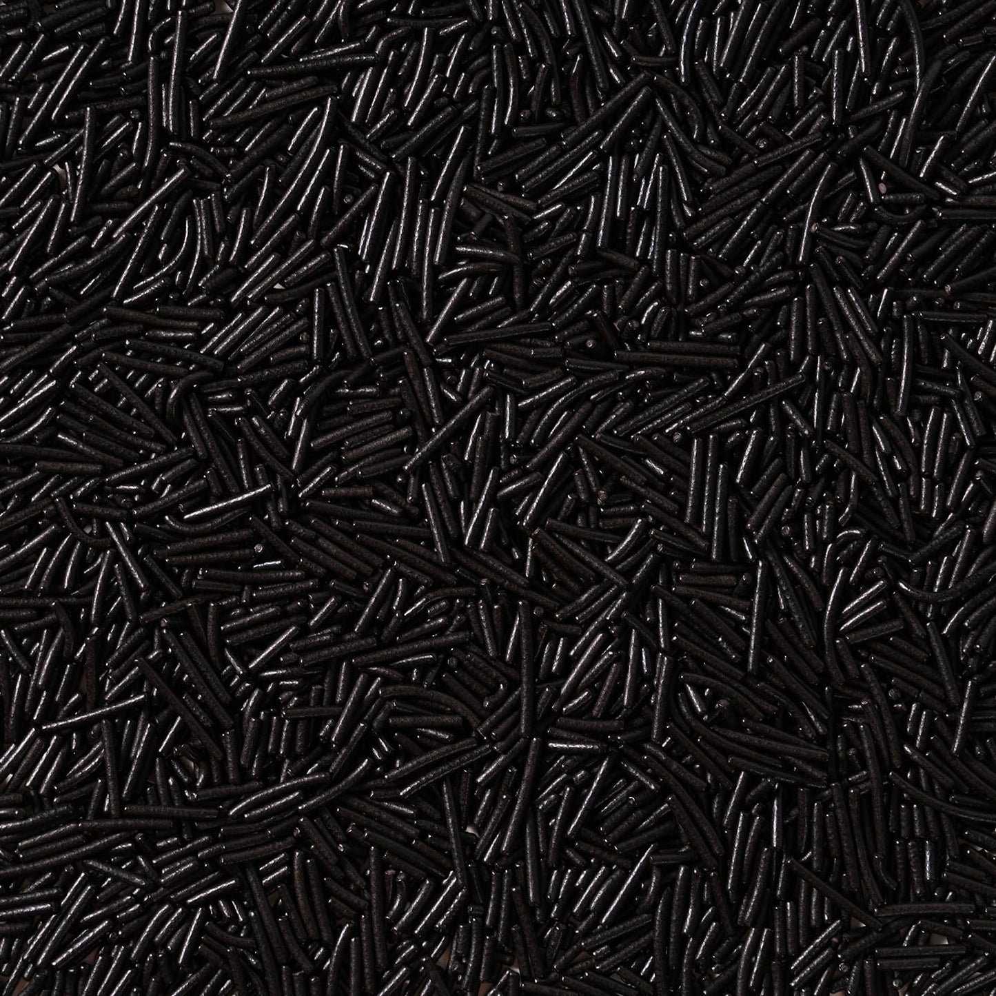 Edible Black Sprinkles, Jimmies Sprinkle, Black Sprinkles for Baking, Cake, Cupcake, Cookies, Donut, Perfect for Halloween(120g/4.23oz)