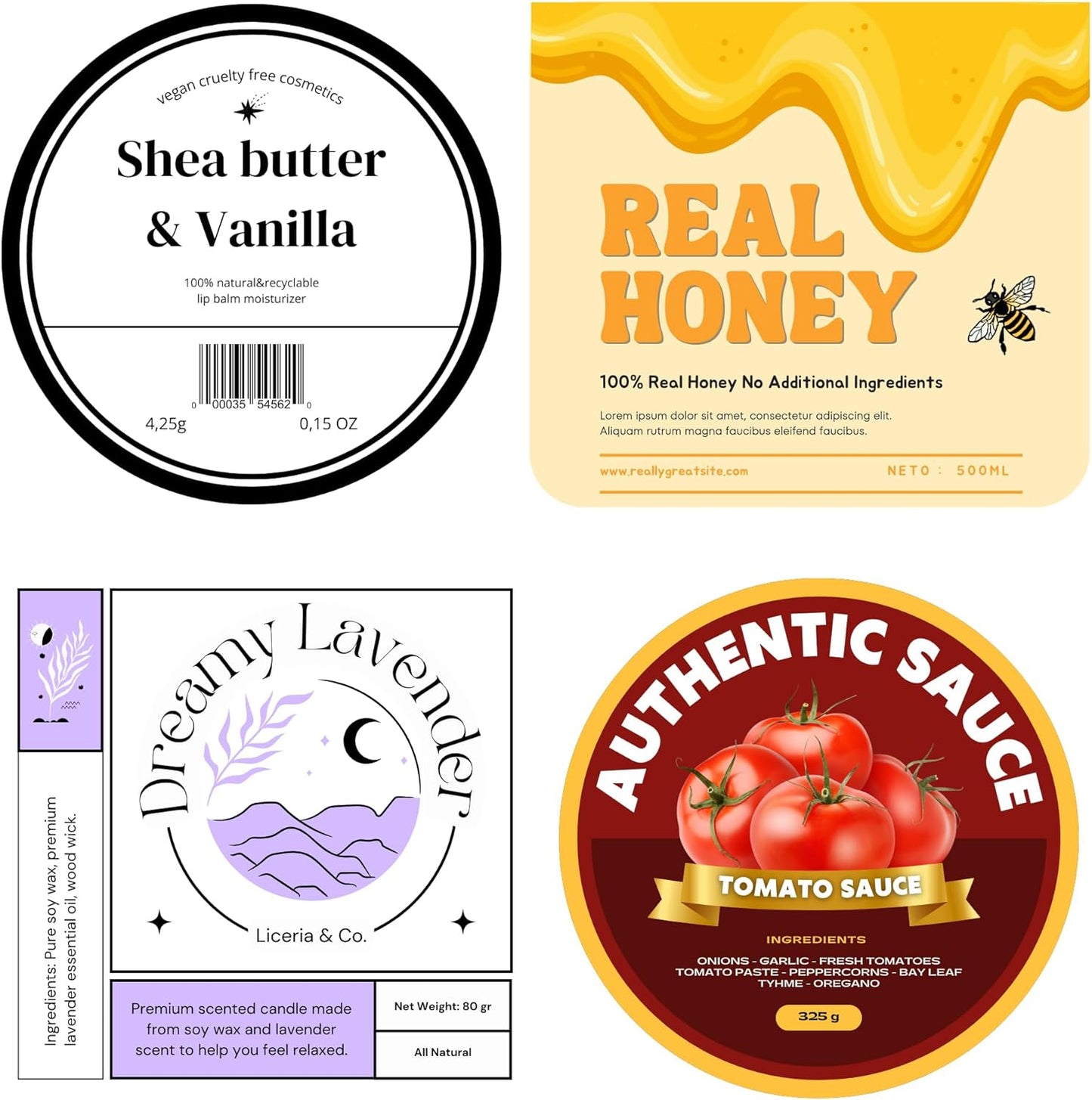 Custom Labels | Waterproof Stickers | Set 20-1000 | 1 inch to 12 inch | Small to Large Personalized Sticker Business Logo Sticker | Product Labels for Small Business