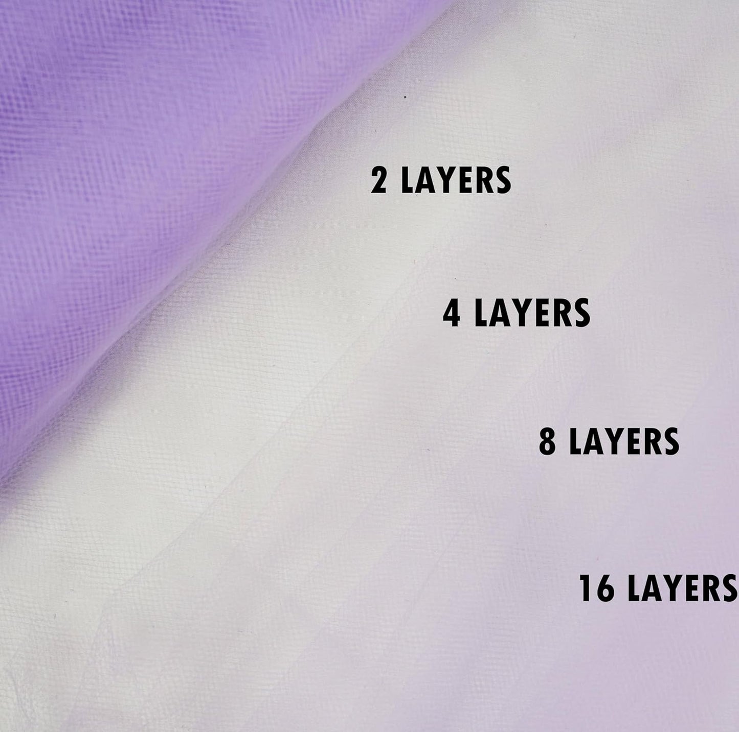 Craft And Party, Lavender Fabric Tulle Roll 54 Inch by 40 Yards (120 ft) Fabric Tulle Bolt for DIY Tutu Skirt, Wedding and Decoration (Lavender)