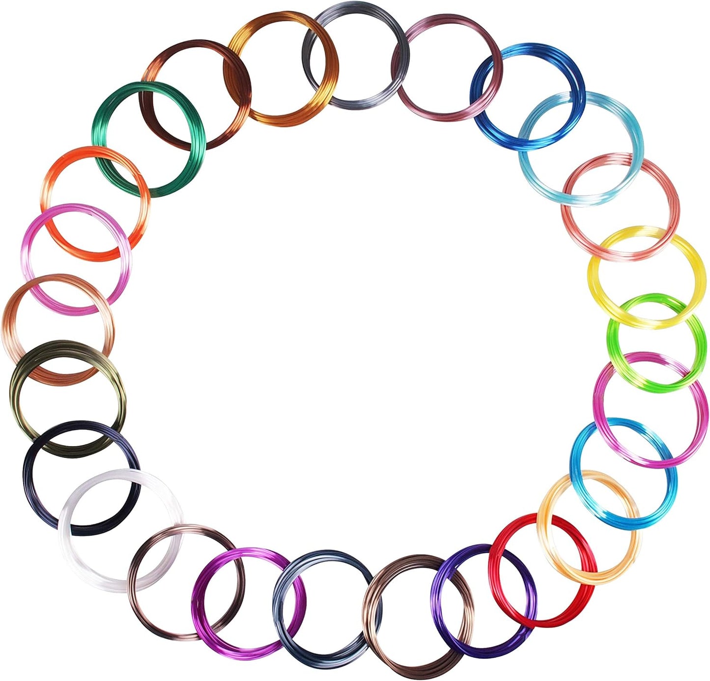 25 Colors Silk Shiny PLA Filament Sample Pack, Each Color 4 Meter Length, Total 100m 3D Printer 3D Pen Material Refill, with Extra 2 Finger Caps by MIKA3D