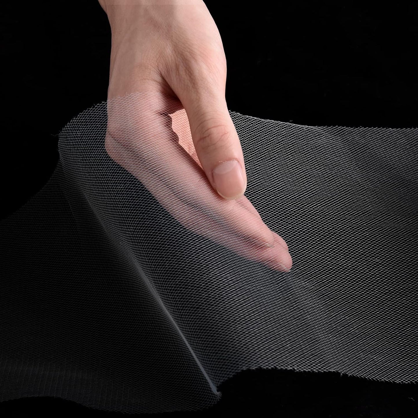 Tulle Fabric Roll, 6” by 200 Yards (600FT) Tulle Organza Fabric Spool for DIY Tutu Skirt Baby Shower Decor Wedding Backdrop Crafts Birthday Party Supplies (White)