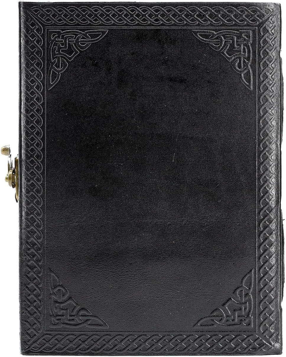 Handmade Leather Double Dragon Journal | Writing Notebook Diary | Bound Daily Notepad for Men & Women Unlined Paper Medium, Writing pad for Artist, Sketch