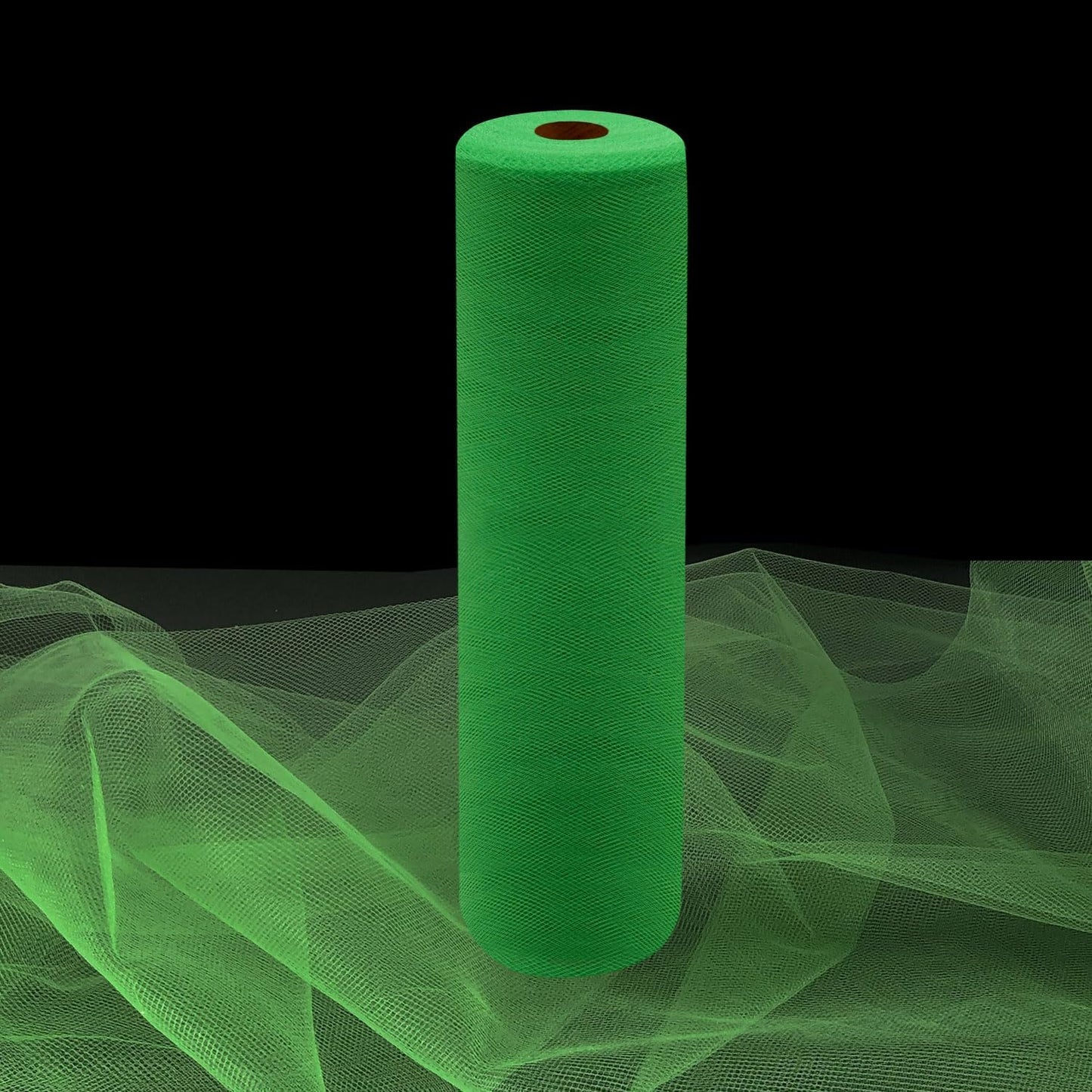 Emerald Green Tulle Fabric Rolls 54 Inch by 10 Yards Fabric Tulle Bolt for Wedding Christmas Decorations Gift Wrapping DIY Tutu Baby Shower Table Skirt Birthday Party Craft Supplies