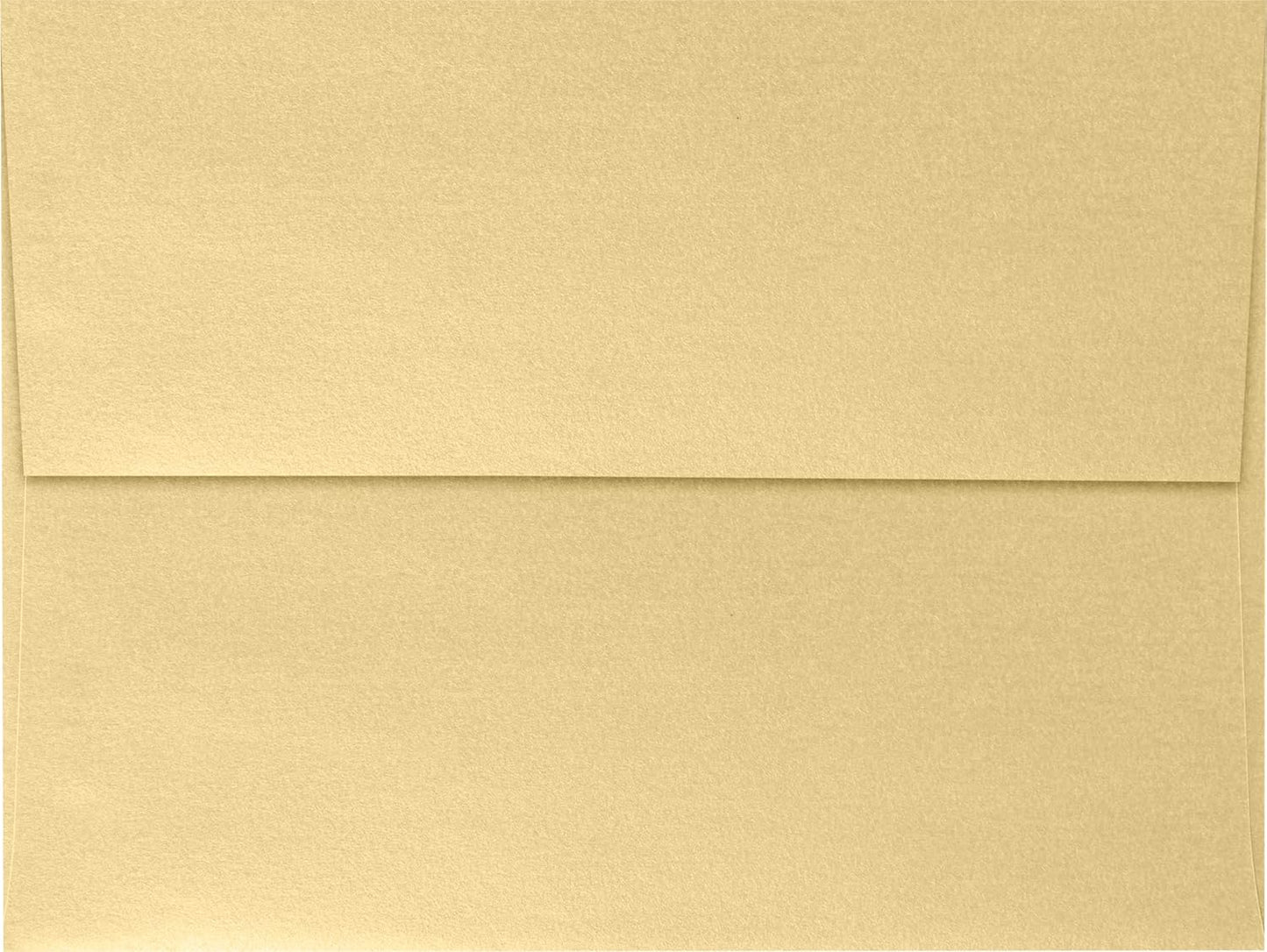 LUXPaper A7 Invitation Envelopes | Peel & Press | 5 1/4" x 7 1/4" | Blonde Metallic | 80lb. Text | 250 Qty