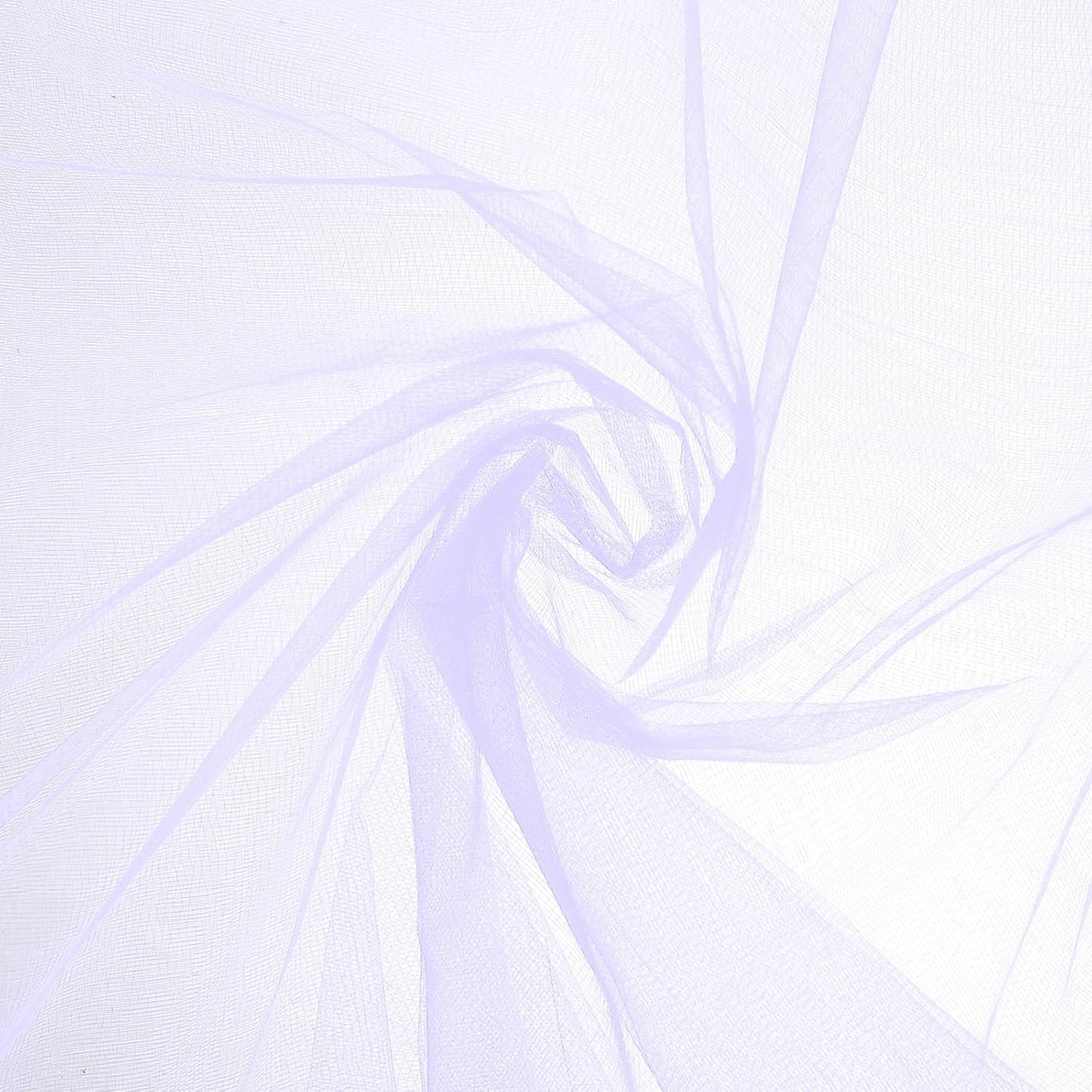 uxcell 19" by 5.5 Yard Tulle Fabric Backdrop Curtains for DIY Tutu Skirt Shower Decor Wedding Crafts Birthday Party Supplies, Light Purple