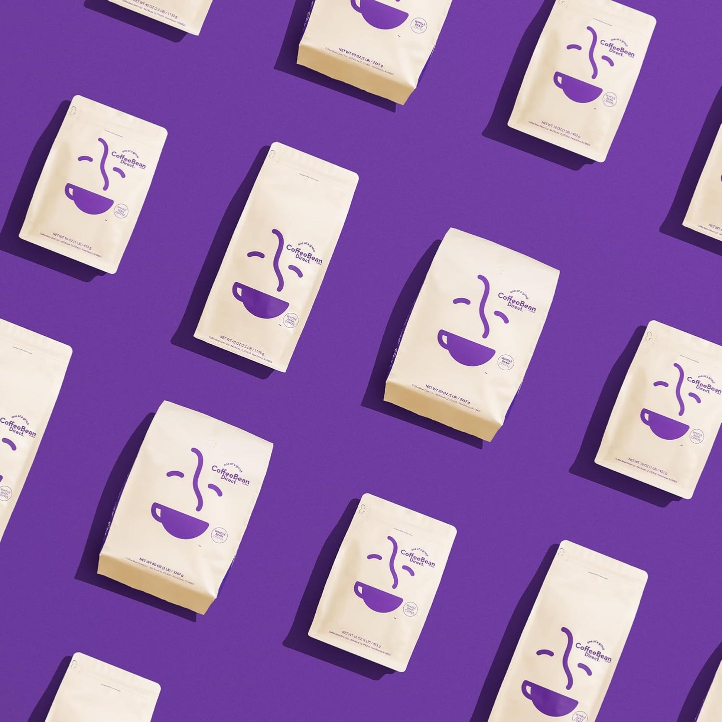 Coffee Bean Direct Kenya AA, Whole Bean Coffee, Light Roast, 5 Pound Bag (Pack of 1)