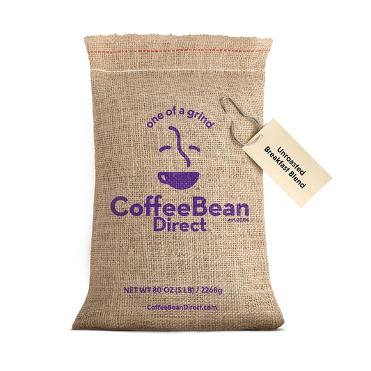 Coffee Bean Direct Unroasted Breakfast Blend, 5 Pound (Pack of 1)
