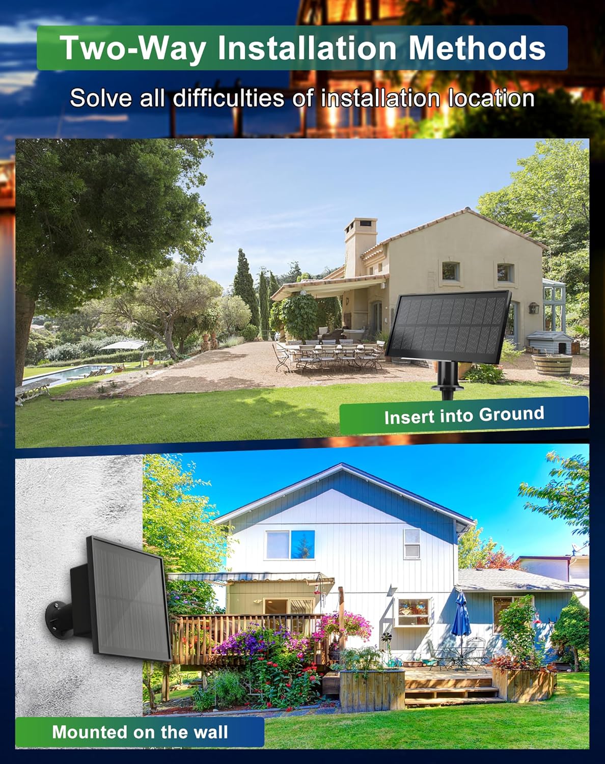 Solar String Lights Outdoor Waterproof 100FT with USB Port and 52 Shatterproof ST38 Bulbs(2 Spare), LED Solar Powered Patio Lights for Outside, Porch, Backyard, Gazebo, Garden(Warm White)