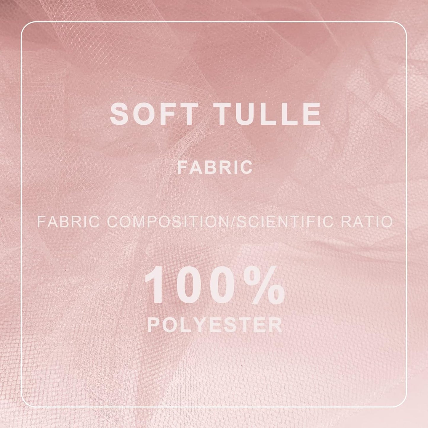 Dusty Rose Tulle Fabric Roll Spool Bolt (54 Inch by 40 Yards) Large Tulle Wedding Party Decoration, Tutu Skirt, Table Runner, Gift Wrapping, Bridal Shower, Soft & Drape (Dusty Rose)