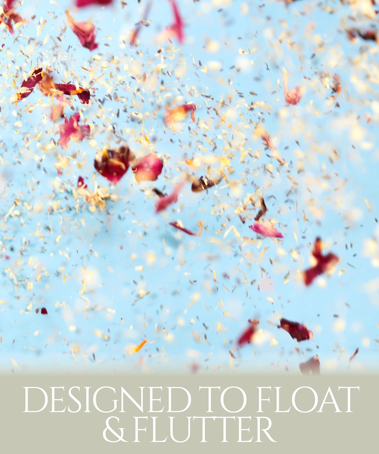 Flora & Bloom Biodegradable Confetti With Pre Built Cones | Dried Flowers (6 Litres) | Wedding Confetti Kit | Pop Open Cones & Tray |Jasmine, Lavender & Rose Petals | Wedding Decorations (48 Guests)