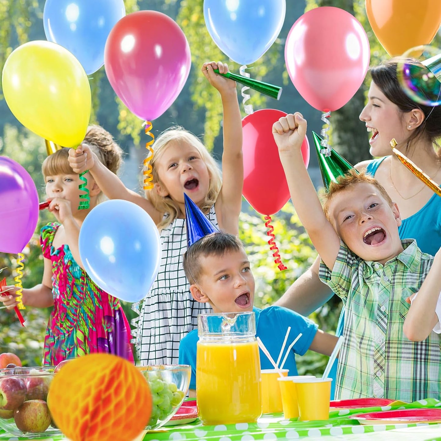 500 Yards Iridescent White Curling Ribbon-Balloon String-Balloon Ribbon Shiny Roll for Party Decoration, Gift Wrapping, Wedding, Art Crafts