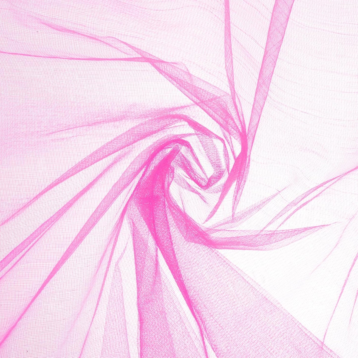 uxcell 19" by 5.5 Yard Tulle Fabric Backdrop Curtains for DIY Tutu Skirt Shower Decor Wedding Crafts Birthday Party Supplies, Rose Red