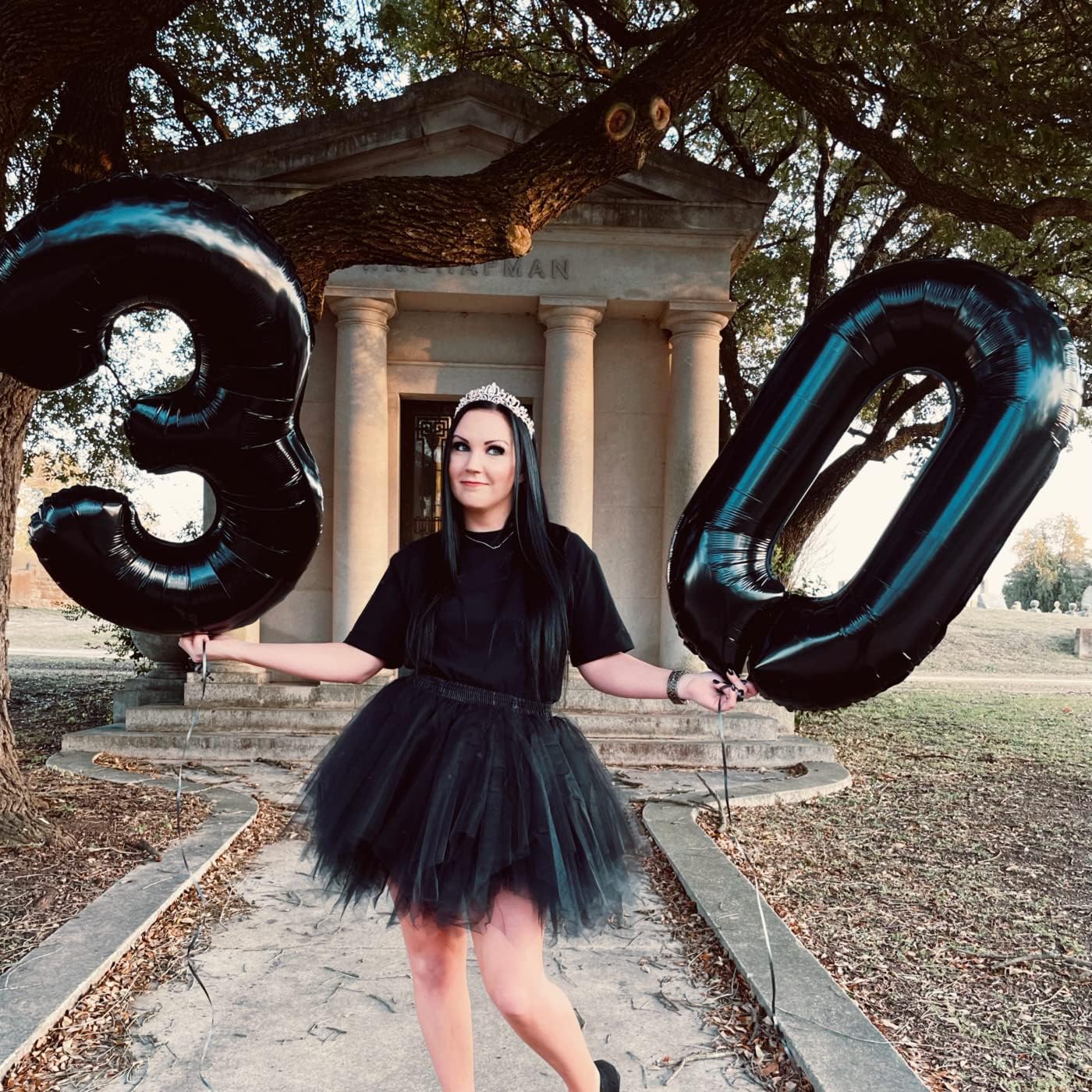 40 Inch Black Foil Balloon Number 1, Giant Self Inflating Number Balloons 0-9 Digital Helium Balloons Set for Girls Boys 1st Birthday Anniversary New Year's Eve Baby Shower Party Decorations Supplies