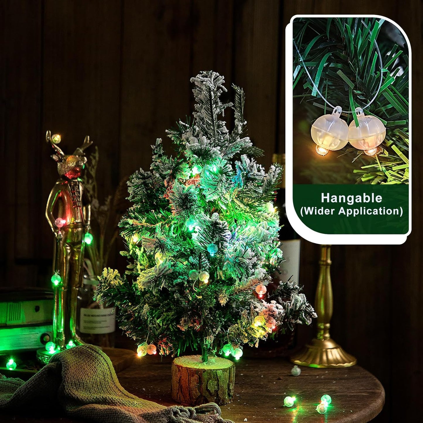 100PCs Mini Led Lights, Led Balloons Light for Neon Party Lights, Paper Lanterns, Easter Eggs, Birthday Party, Wedding, Halloween, Christmas Decoration (Glow Steadily Green)