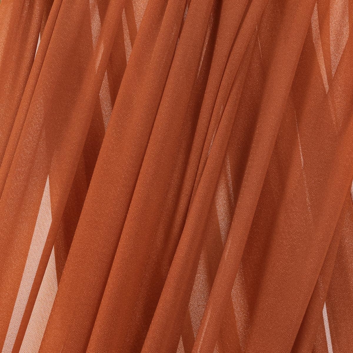 MLMC Terracotta Wedding Arch Draping Fabric 1 Panel 29" x 20 FT Extra Long Gauze Drapes Sheer Backdrop Curtains 6.6 Yards Outdoor Drapery Panels for Fall Wedding Ceremony Party Ceiling Decoration