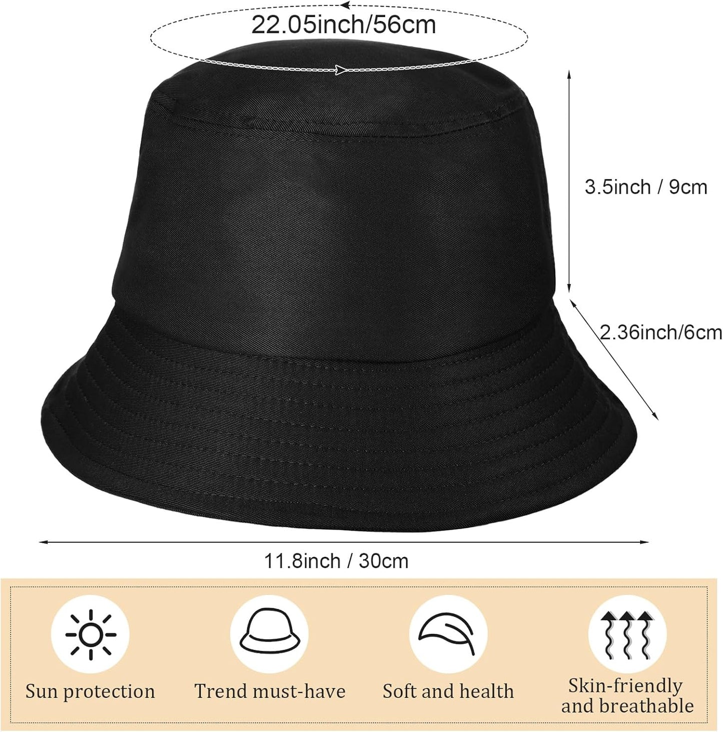 Jiuguva 12 Pack Bucket Sun Hat Bulk for Women Men Multicolor Packable Fishing Hats for Travel Summer