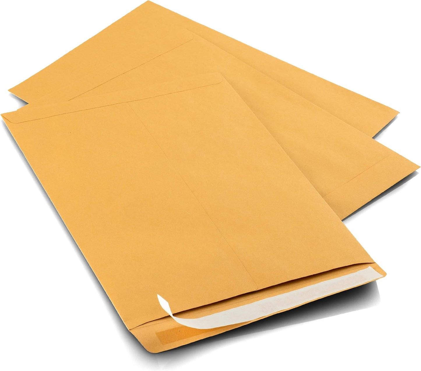 Aimoh 100 6 x 9 Self-Seal Brown Kraft Catalog Envelopes - 28lb, 100 Count, Ultra Strong Quick-Seal, 6x9 inch (38900)