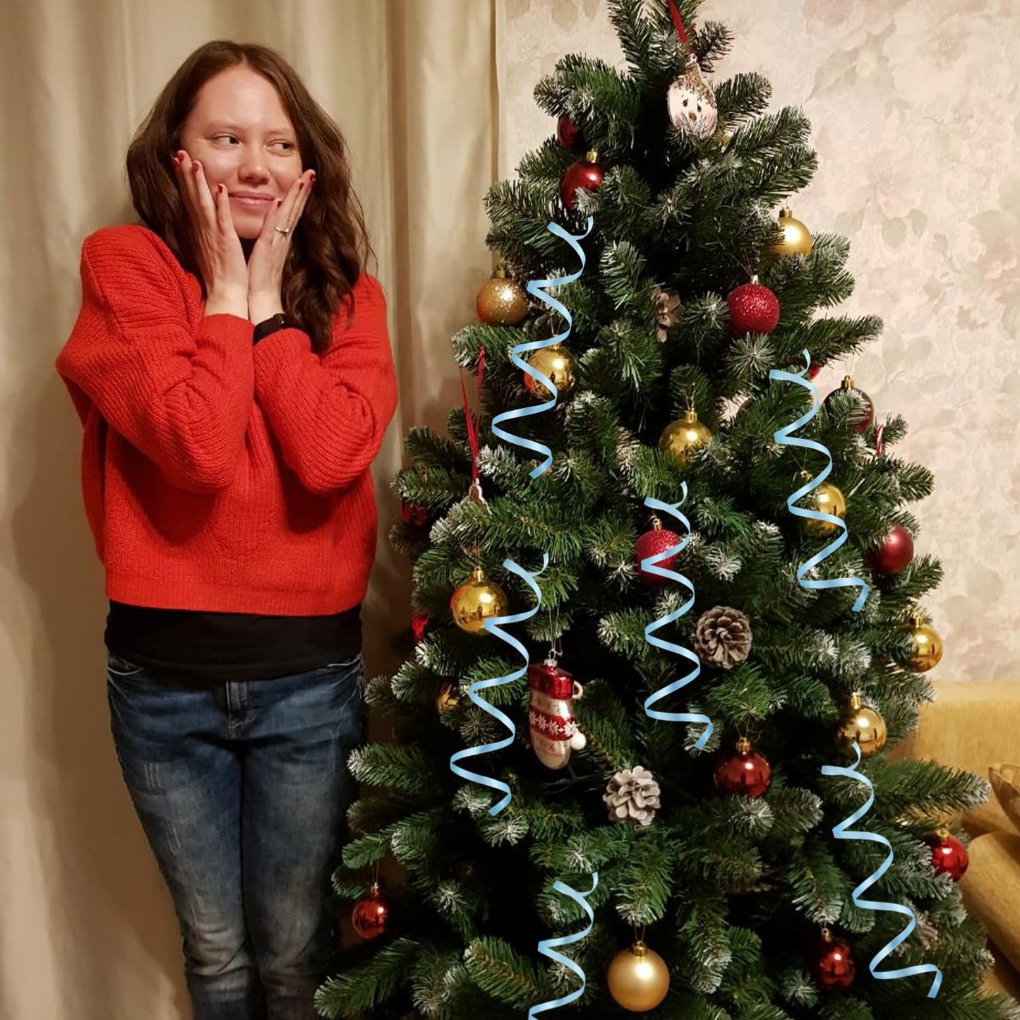 TONIFUL 500 Yards Curling Ribbon-Balloon Ribbon-Balloon String for Art&Craft Decor,Gift Wrapping,Ribbons and Bows for Christmas New Year Birthday Gifts Graduation Supplies (Light Blue)