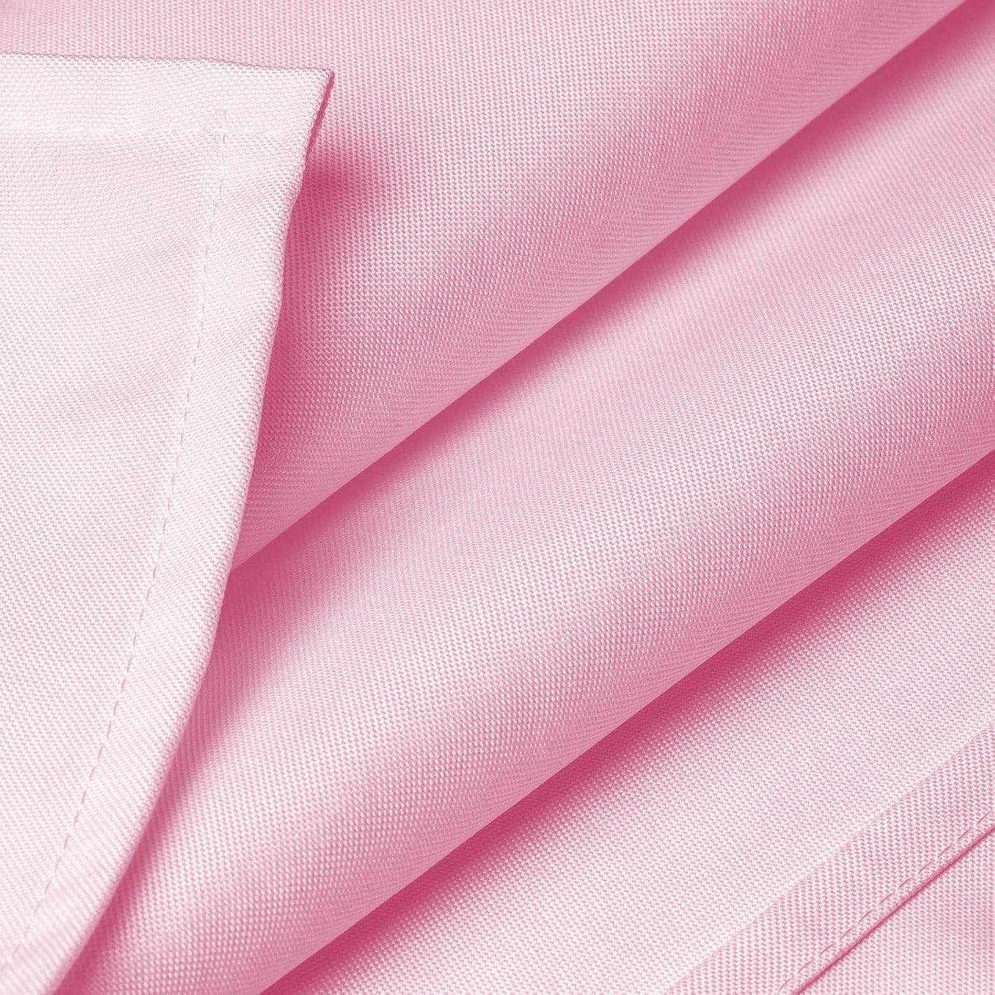 Lann's Linens - 10 Premium 90" x 132" Tablecloths for Wedding/Banquet/Restaurant - Rectangular Polyester Fabric Table Cloths - Pink