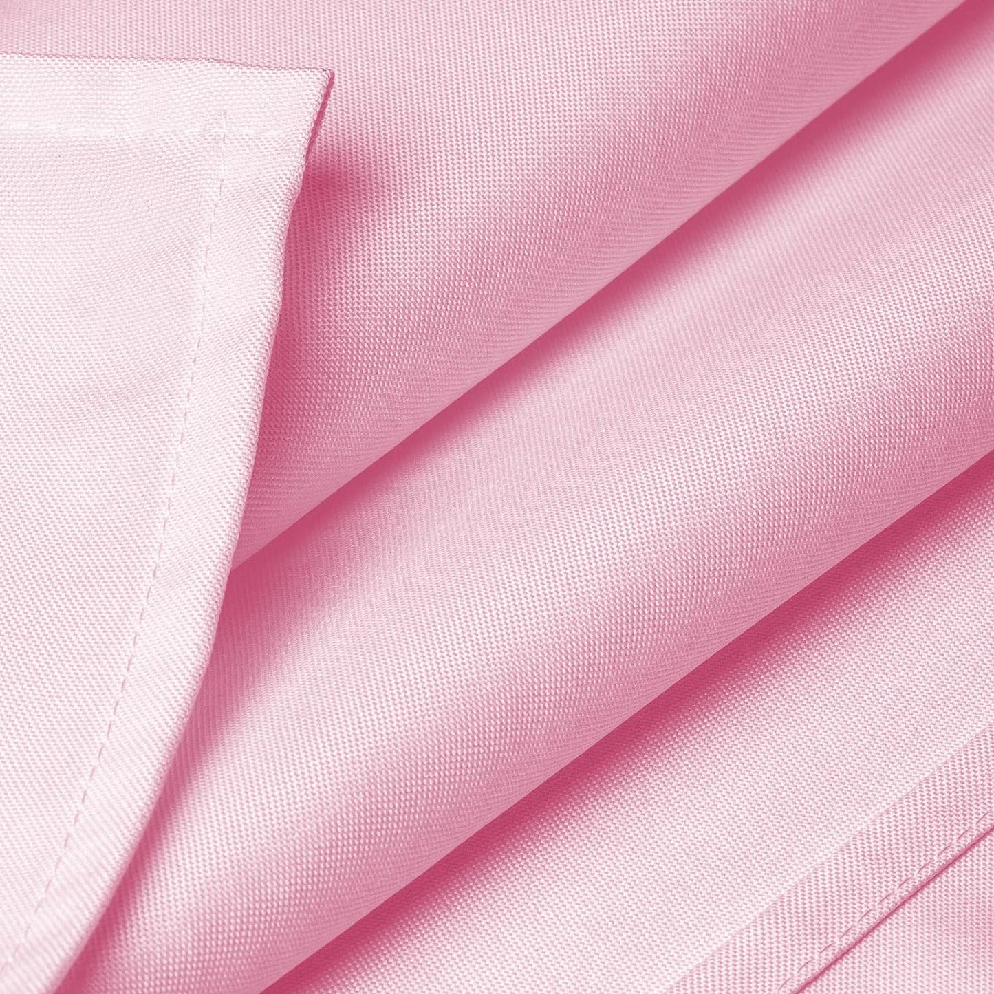 Lann's Linens - 10 Premium 70" x 120" Tablecloths for Wedding/Banquet/Restaurant - Rectangular Polyester Fabric Table Cloth - Pink