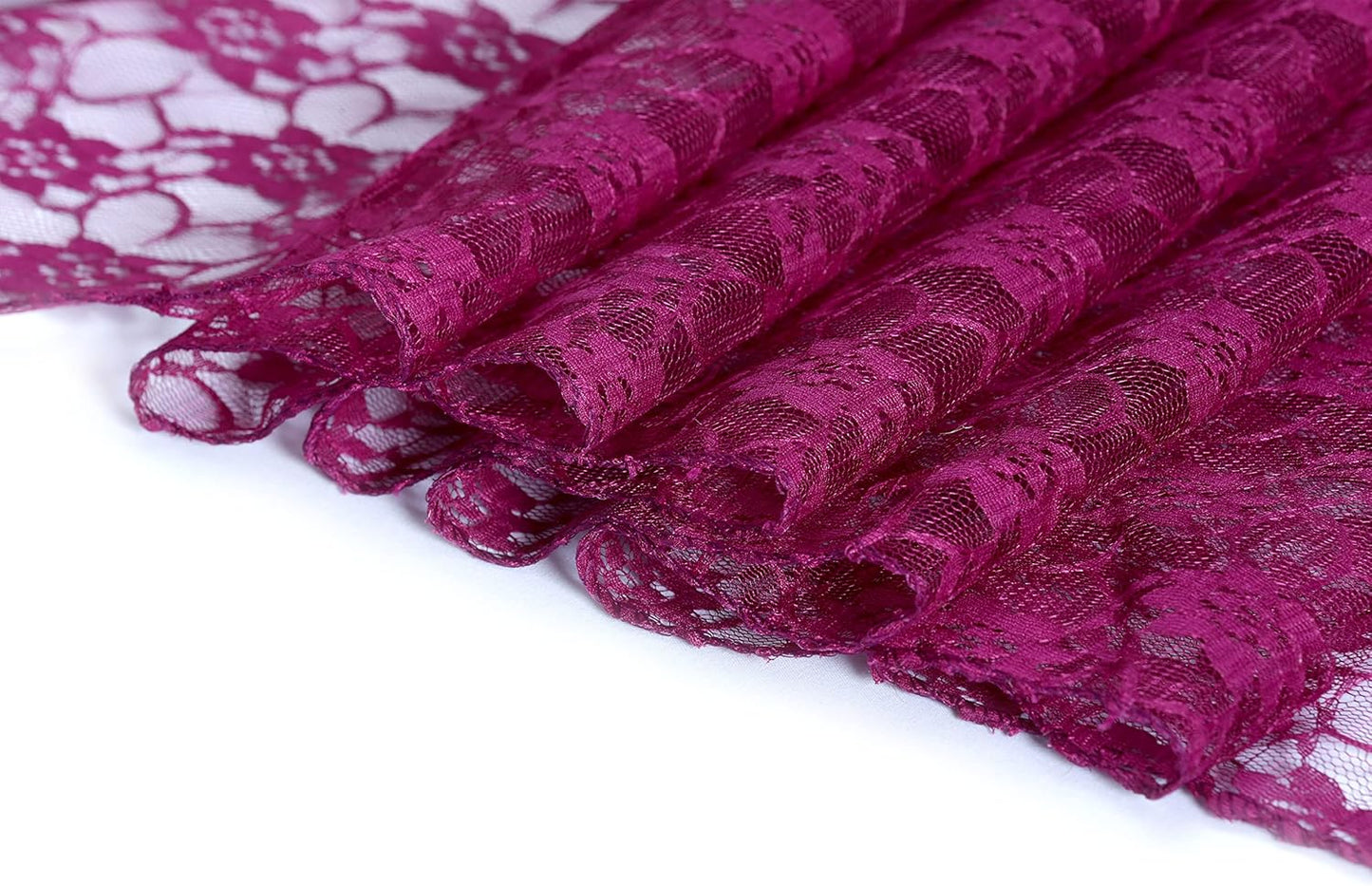 MDS Pack of 12 Wedding 12 x 108 inches Satin Table Runner for Wedding, Decorations for Birthday Parties, Banquets, Graduations, Engagements, Runners fit Rectangle, Round Table- Eggplant