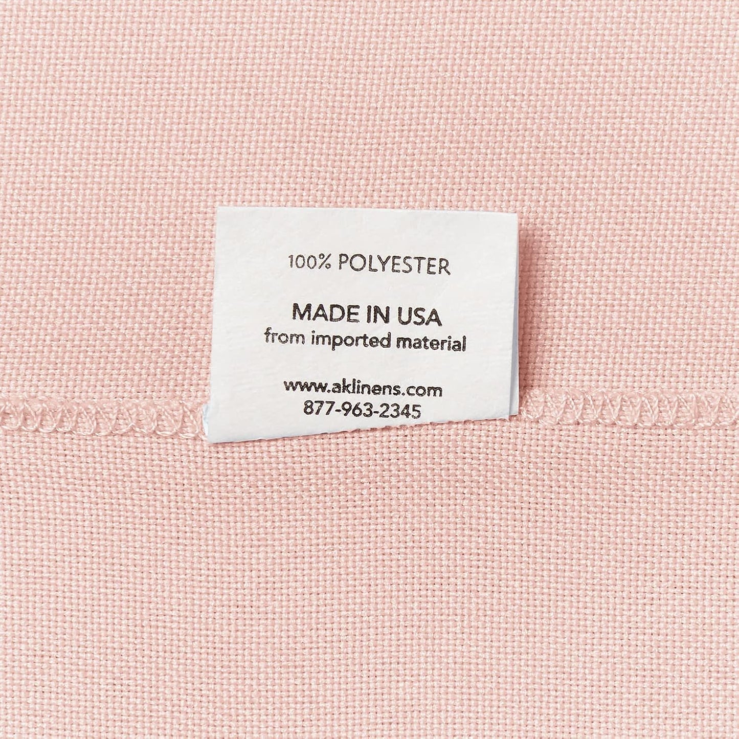 AK TRADING CO. 10 feet x 10 feet Polyester Backdrop Drapes Curtains Panels with Rod Pockets - Wedding Ceremony Party Home Window Decorations - Blush Pink (DRAPE-5x10-BLUSH) (Pack of 24)