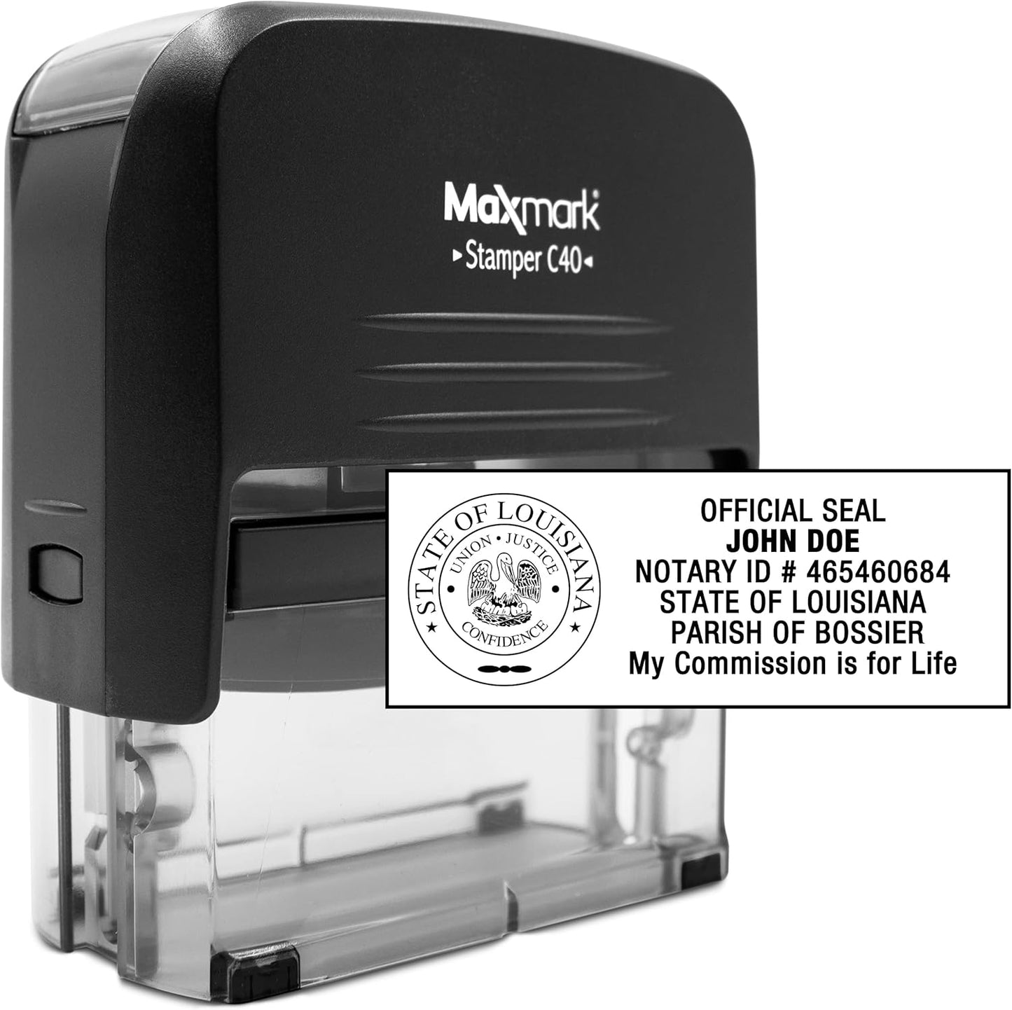 Notary Stamp for State of Louisiana- Self Inking Stamp, Customize Online