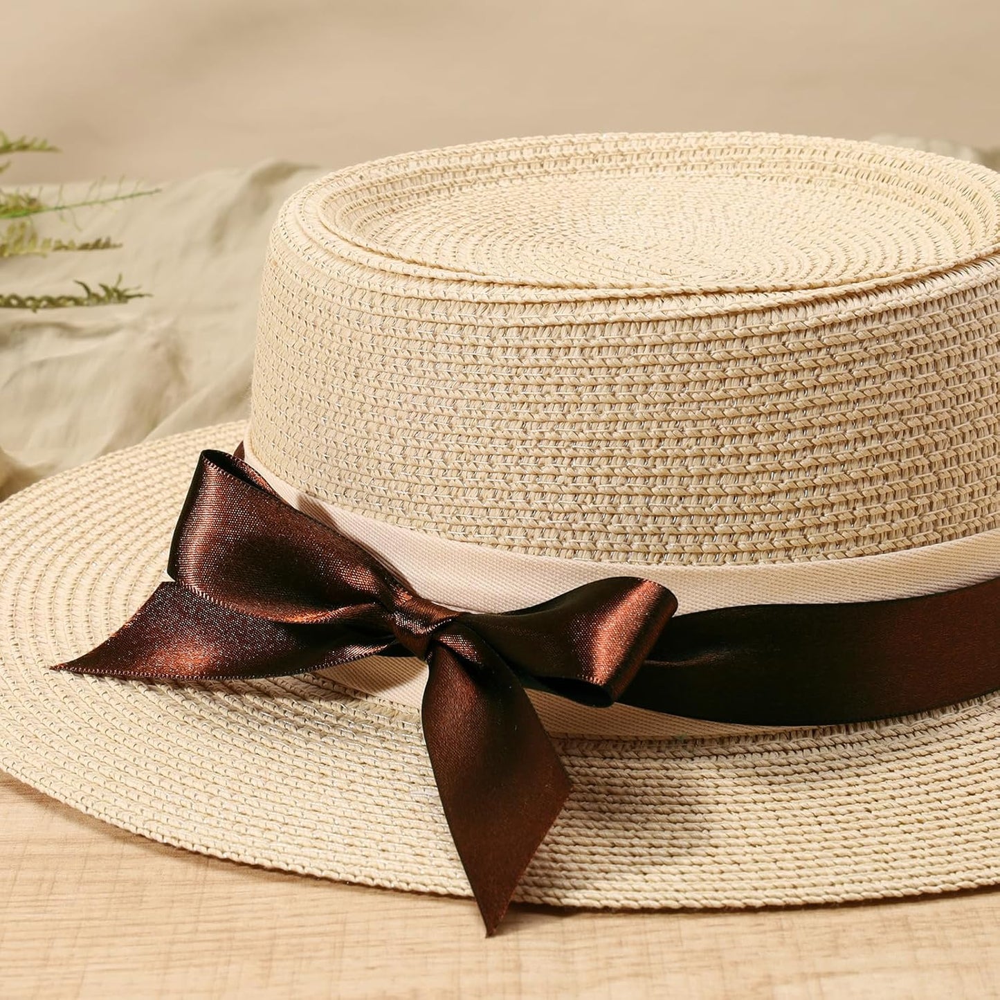 LaRibbons Brown Ribbon 1 Inch 25 Yards Luxury Double Faced Friar Brown Silk Ribbon for Flower Bouquet Crafts Gift Wrapping Wedding Party Decoration