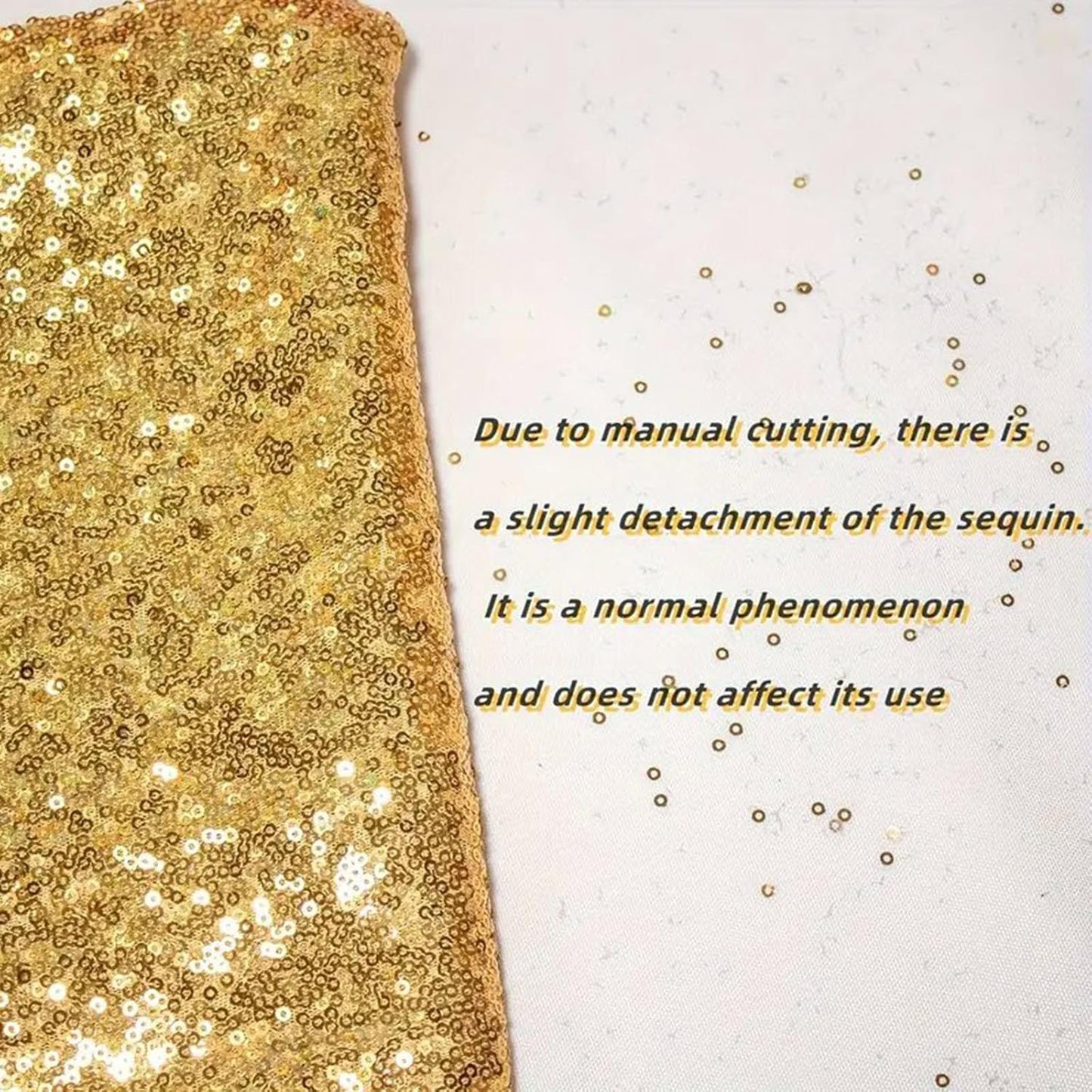 Champagne Sequin Backdrop 4 Panels 2FTx8FT for Wedding Photo Backdrop Birthday Bridal Party