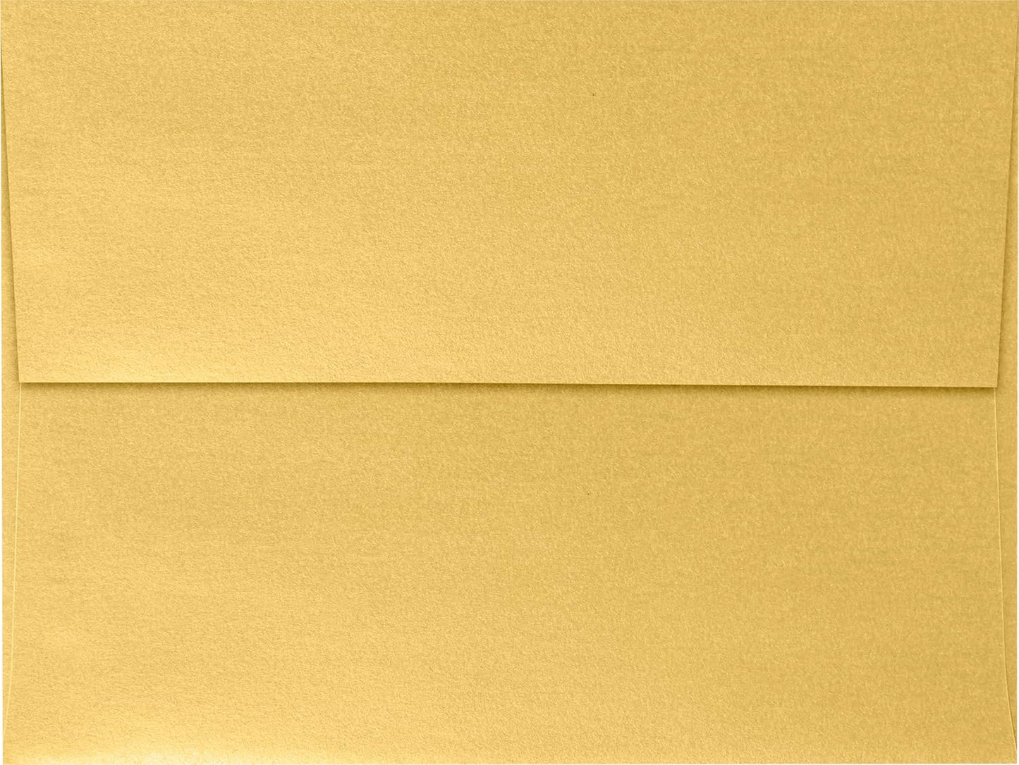 LUXPaper A7 Invitation Envelopes | Peel & Press | 5 1/4" x 7 1/4" | Gold Metallic | 80lb. Text | 500 Qty