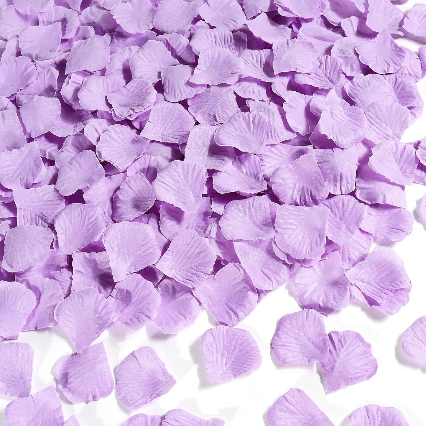 1000 Pcs Light Purple Rose Petals Artificial Silk Flower Petals Romantic Decorations for Wedding Engagement Birthday Event Anniversary Party Backdrop Supplies
