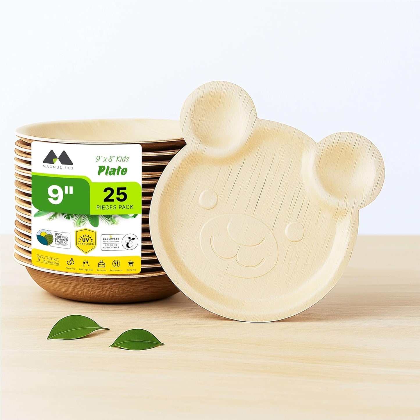 magnus Plates - 25,50,100,200 (Kids Party Plate (25 Plates))