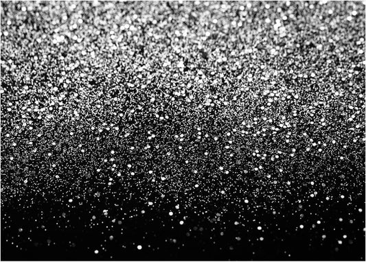 WOLADA Black and Silver Backdrop Silver Glitter Backdrop for Photography Wedding Birthday Baby Shower Party Photo Studio 7x5FT FW18
