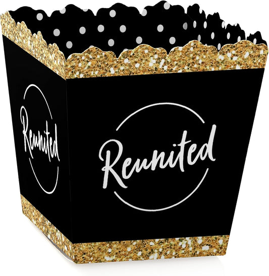 Big Dot of Happiness Reunited - Party Mini Favor Boxes - School Class Reunion Party Treat Candy Boxes - Set of 12