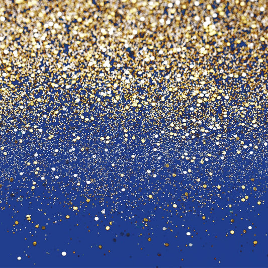 SJOLOON Blue Glitter Backdrop Royal Photo Backdrop for Birthday Party Decoration Graduation Studio Props 12558 (8x8FT)