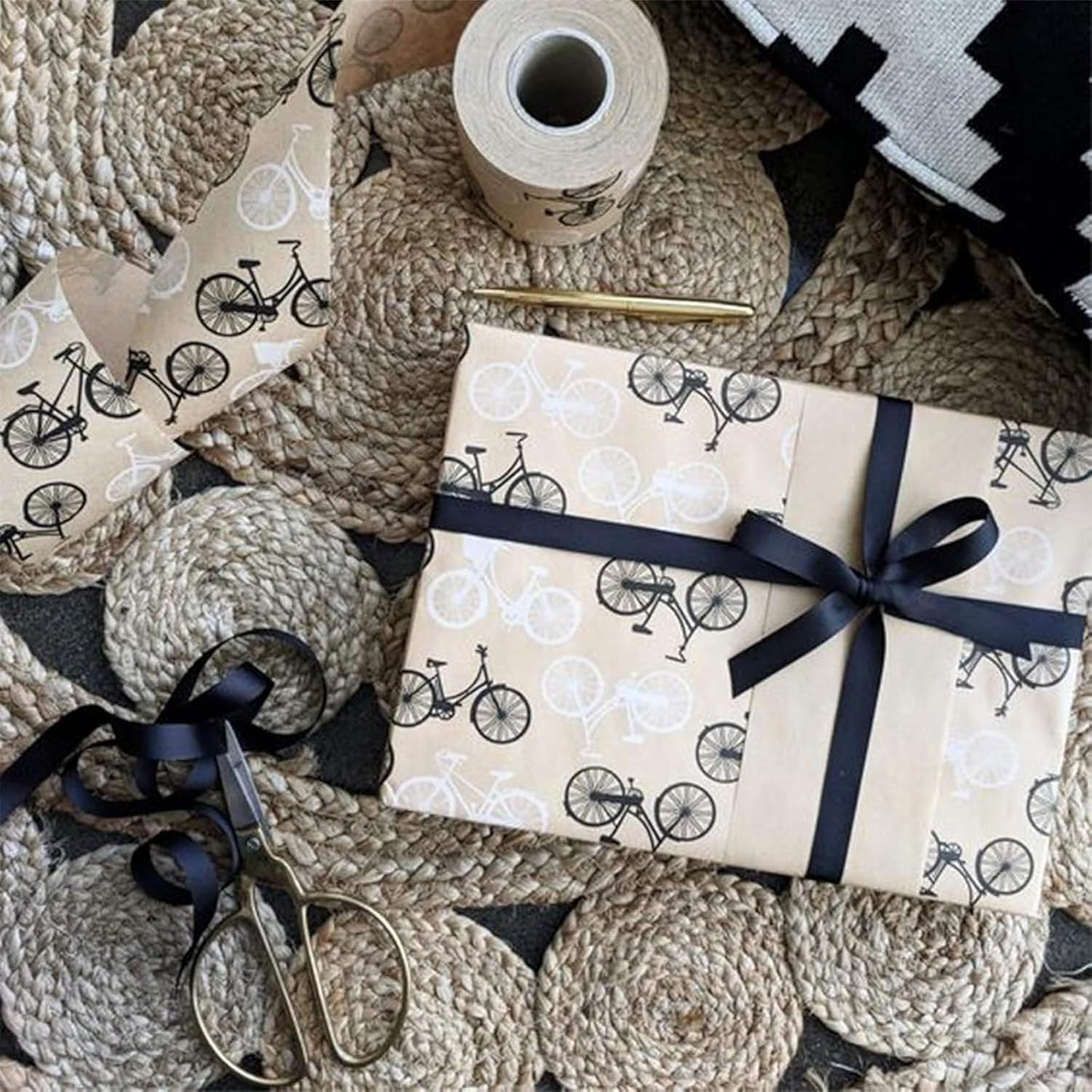 3/8" x 230 Yards Black Satin Ribbon Single Faced Bulk Fabric Ribbons for Gift Wrapping, Crafting, Scrapbooking, Bows and Card Making