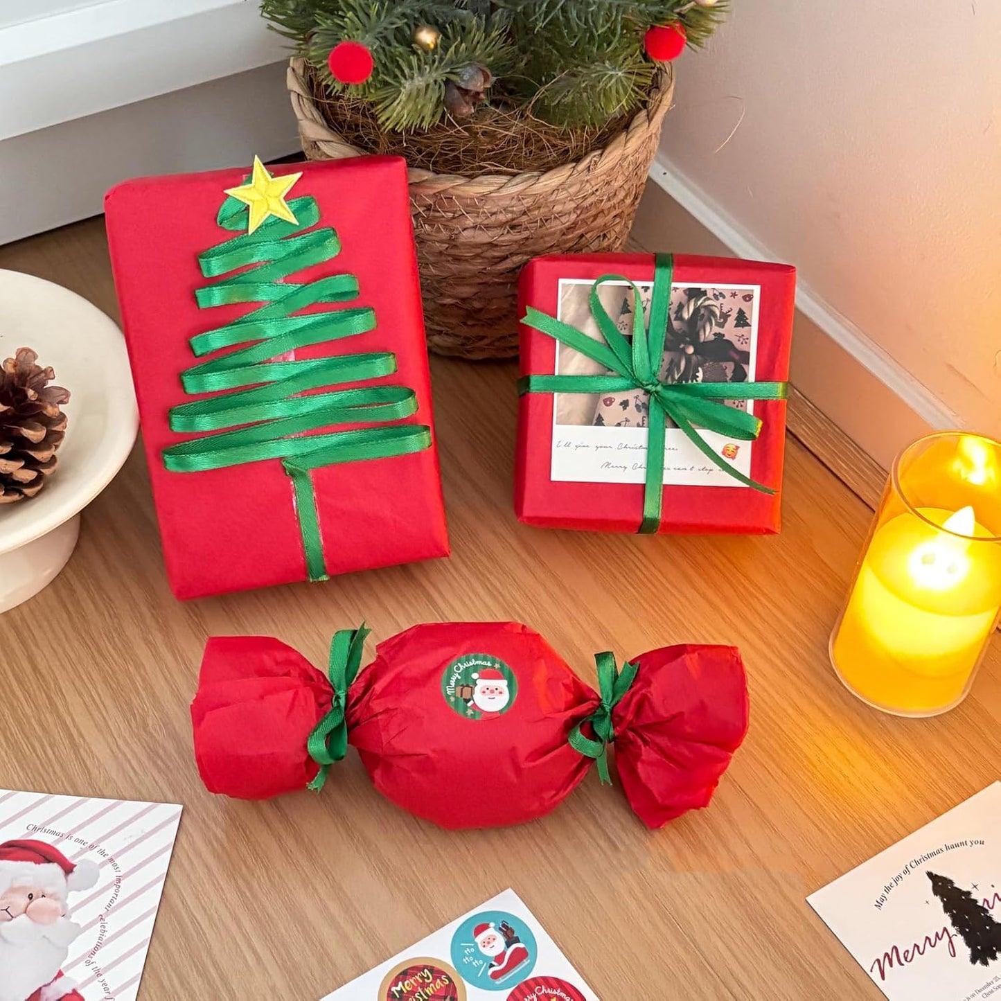 1/4" x 230 Yards Emerald Green Satin Ribbon Single Faced Bulk Fabric Ribbons for Gift Wrapping, Crafting and DIY Projects, Hair Accessories, Tiny Bows