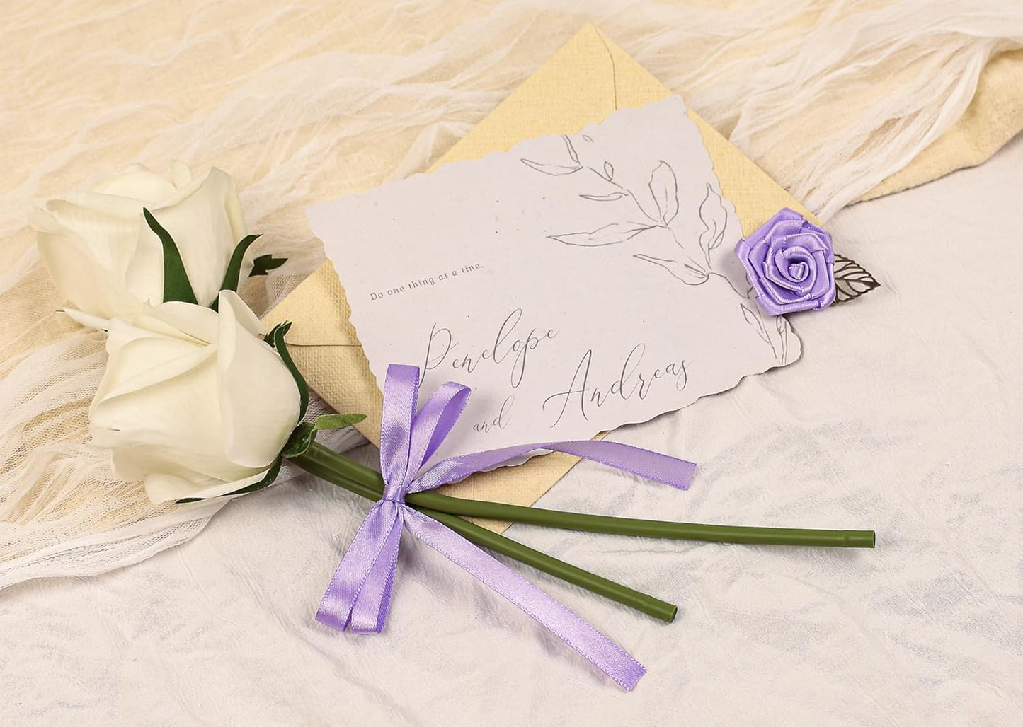 Light Purple Satin Ribbon 3/8 inch X Continuous 100 Yards, Single Face Polyester Ribbon Perfect for Gift Wrapping, Flower Bouquet, Wedding Decor, Crafts, Bow Making, Sewing and More